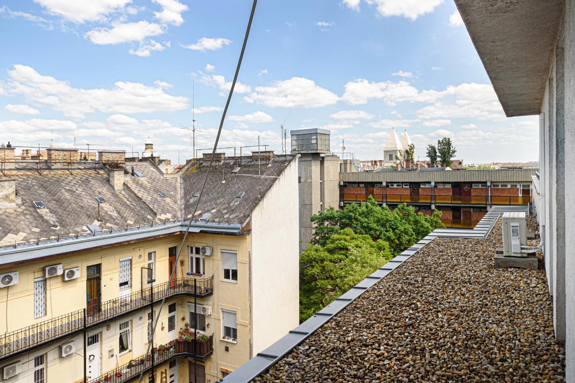 Modern New 2 Bedrooms 8th Floor * Budapest